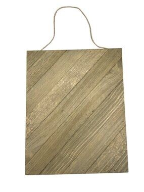 Wooden Craft Plaque 12" x 15" By Hampton Art wood hanging sign board READ NEW